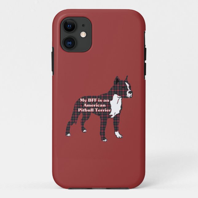 BESTE FREUNDIN American Pitbull Terrier Case-Mate iPhone Hülle (Rückseite)