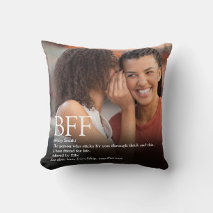 BESTE FREUNDIN Best Friend Foto Definition Moderne Kissen