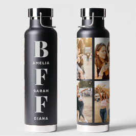 BESTE FREUNDIN | Best Friends 4 Foto Collage Indiv Trinkflasche