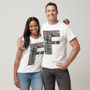 BESTE FREUNDIN Best Friends Forever 15 Collage Tem T-Shirt