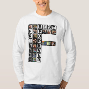 BESTE FREUNDIN Best Friends Forever 15 Collage Tem T-Shirt