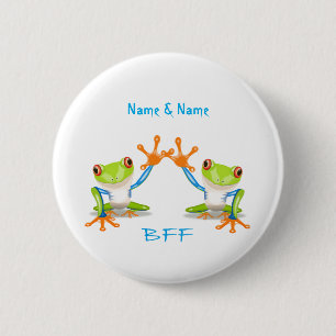 BESTE FREUNDIN beste Freund-für immer Frösche 2 Button