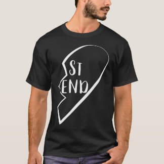 BESTE FREUNDIN Beste Freunde für immer Herzstück 2 T-Shirt