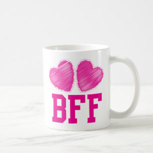 BESTE FREUNDIN beste Freunde für immer mit Kaffeetasse