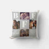 BESTE FREUNDIN Bestie Foto Collage Grau