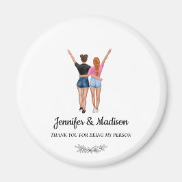 Beste Freundin Besties Freundschaft Individuelle N Magnet