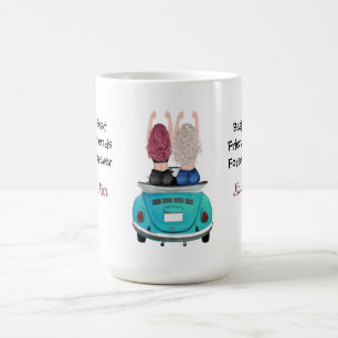 BESTE FREUNDIN Blonde und Red Head Coffee Tasse