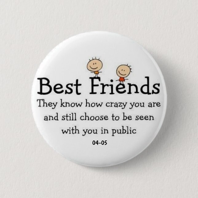 BESTE FREUNDIN BUTTON (Vorderseite)