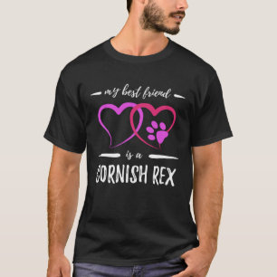 Beste Freundin Cornish Rex Cat Funny Cat Mama Gesc T-Shirt