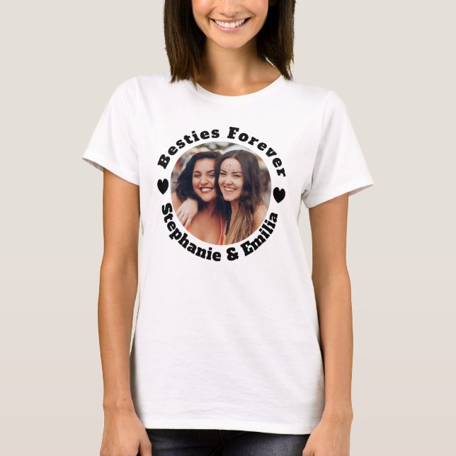 BESTE FREUNDIN der besten Freunde des personalisie T-Shirt (Vorderseite)