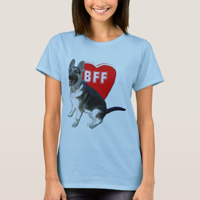 BESTE FREUNDIN der Hirten T-Shirt (Vorderseite)
