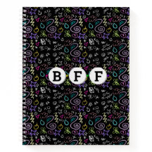 BESTE FREUNDIN Doodles - Imitate Glitzer Muster