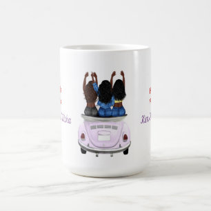 BESTE FREUNDIN Drei schwarze Frauen Kaffeetasse