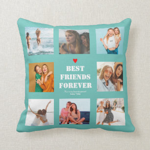 BESTE FREUNDIN Foto Collage Custom Personalisiert  Kissen