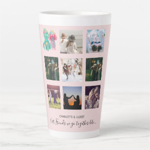 BESTE FREUNDIN Foto Collage Jellyfish Octopus Cust Milchtasse