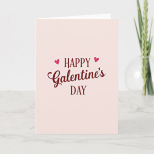Beste Freundin Galentines Day Karte