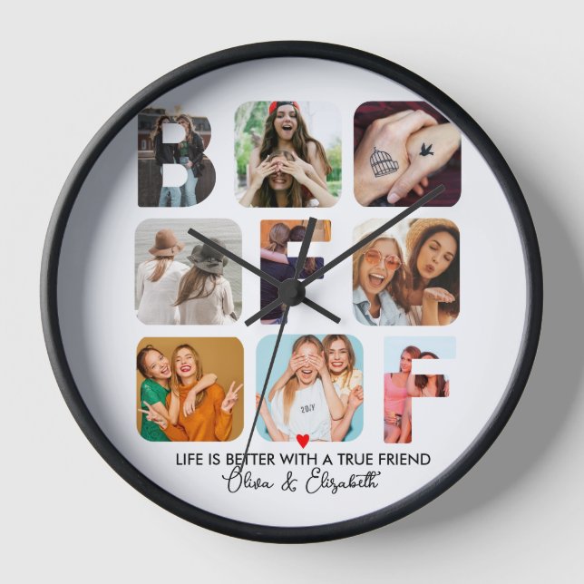 BESTE FREUNDIN gibt den besten Freunden für immer  Uhr (Vorderseite)