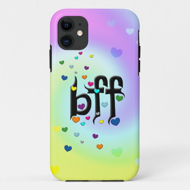 beste Freundin ~ Herz Case-Mate iPhone Hülle (Rückseite)