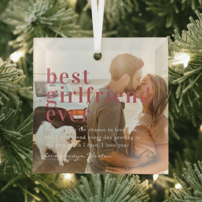 Beste Freundin je | Angebot und Foto Ornament Aus Glas (Insitu)
