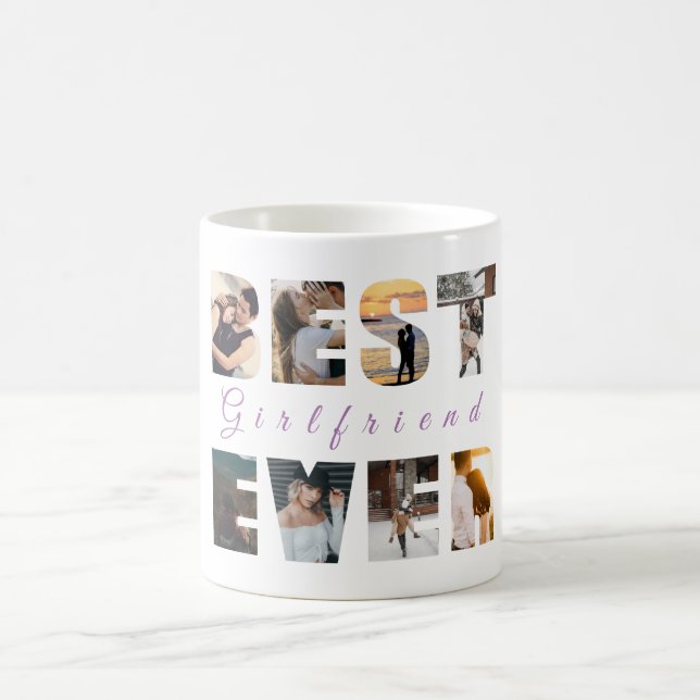 Beste Freundin je benutzerdefinierten Text Foto Ka Kaffeetasse (Mittel)