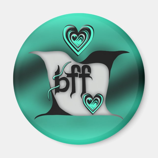 beste Freundin ~ Lovebirts Magnet (Vorne)