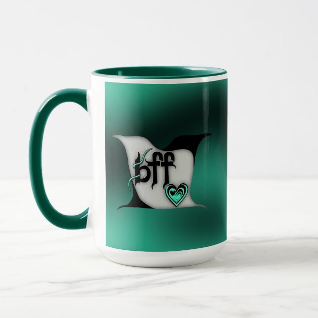 beste Freundin ~ Lovebirts Tasse (Links)