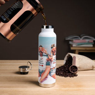 Beste Freundin personalisierte Wasserflasche Trinkflasche