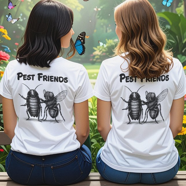 Beste Freundin von Pest-Freunden T-Shirt (Von Creator hochgeladen)