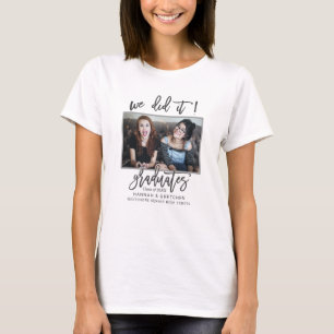 BESTE FREUNDIN Wir haben Abschluss mit Foto gemach T-Shirt