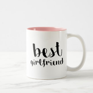 Beste Freundin Zweifarbige Tasse