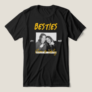 Beste Freundinnen benutzerdefinierte Foto-Namen un Tri-Blend Shirt
