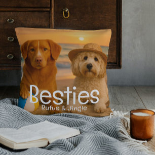 Beste Freundinnen BFF Freunde Name Personalisierte Kissen