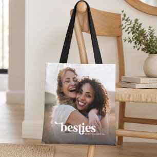 Beste Freundinnen BFF Individuelles Foto Tasche