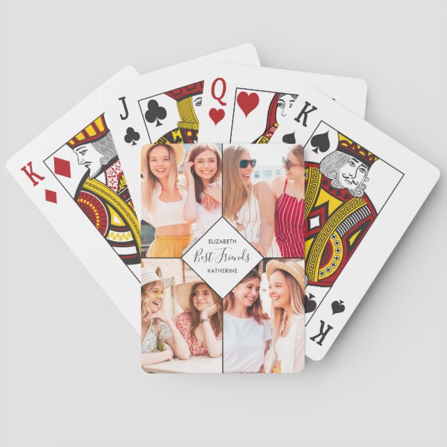 Beste Freundinnen der besten Freunde Bestien Name  Spielkarten (Rückseite)