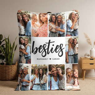 Beste-Freundinnen-Foto-Collage Bff Fleecedecke