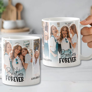 Beste Freundinnen für immer 3 Fotos Kaffeetasse