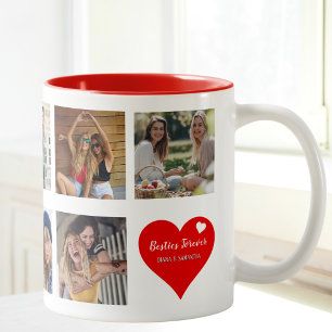 Beste Freundinnen für immer, BFF 9 Benutzerdefinie Zweifarbige Tasse