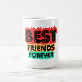 BESTE FREUNDINNEN FÜR IMMER RETRO-FREUNDE, FREUNDS KAFFEETASSE