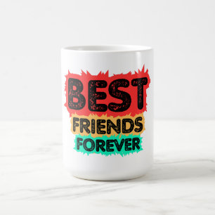 BESTE FREUNDINNEN FÜR IMMER RETRO-FREUNDE, FREUNDS KAFFEETASSE