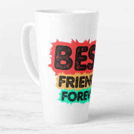 BESTE FREUNDINNEN FÜR IMMER RETRO-FREUNDE, FREUNDS MILCHTASSE