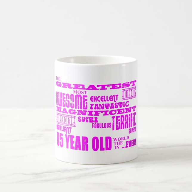 Beste fünfundachzig Mädchen zacken bestste 85 Kaffeetasse (Mittel)