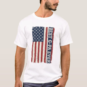 Beste G-PA jemals Patriotische Flagge Vintage-Shir T-Shirt