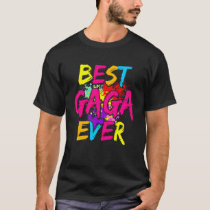Beste Gaga je Match Familie farbenfrohe Mütter Da T-Shirt