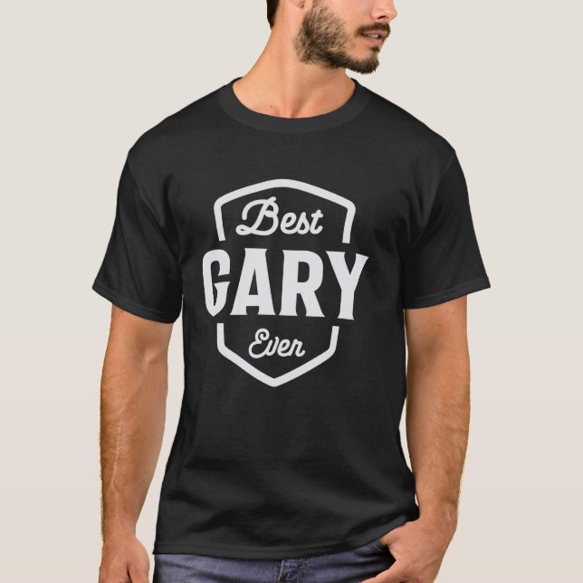 Beste Gary je Name Gary T-Shirt (Vorderseite)