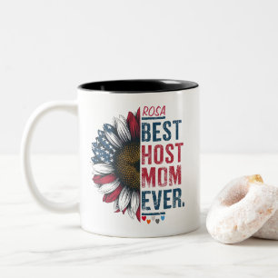 Beste Gastgebermutter überhaupt, Gastfamilie Gastg Zweifarbige Tasse