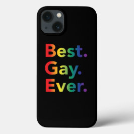 Beste Gay Ever LGBT Rainbow Flag iPhone Case
