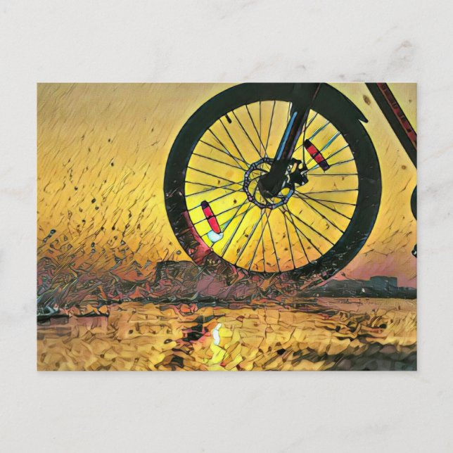Beste Geschenke für Radfahrer Postkarte (Vorderseite)