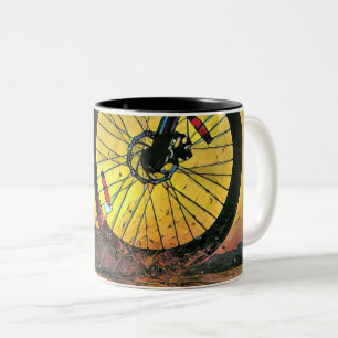 Beste Geschenke für Radfahrer Zweifarbige Tasse