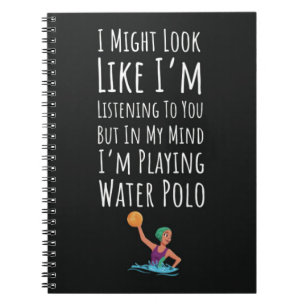 Beste Geschenke für Water Polo Spieler Fan Sport F Notizblock