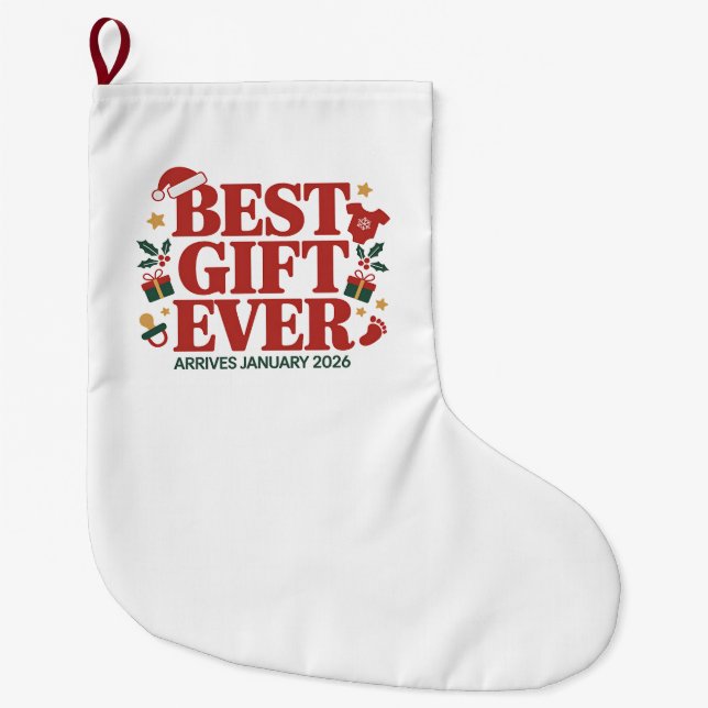 Beste Geschenkgutscheine im Januar 2026 Weihnachts Großer Weihnachtsstrumpf (Vorderseite)